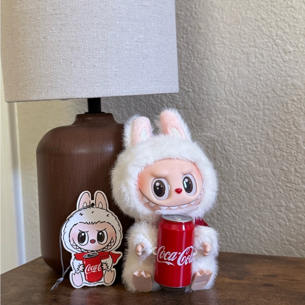 ❌SOLD ON DEPOP❌ THE MONSTERS Labubu X Coca-Cola Plush Pendant/Keychain
